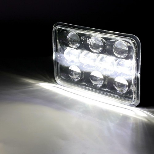 4PCS 4x6" Led Headlights Hi-Lo Sealed Beam DRL For Peterbilt Kenworth T800 W900 - Bild 6 von 12
