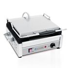 Eurodib Sfe02340120 16" Single Panini Sandwich Grill w/ Cast Iron Smooth Plat.