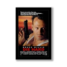 DIE HARD - 11x17 Framed Movie Poster by Wallspace