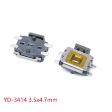 Micro Tact Switch YD-3414 3.5x4.7mm SMD SMT for MP3 MP4 Phone Push Button Mini