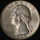 1960 D - WASHINGTON QUARTER - AU
