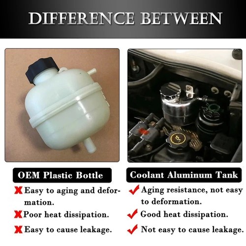 Radiator Header Water Coolant Expansion Tank For Cooper S R52 R50 R53 2002-2008 - Picture 8 of 9