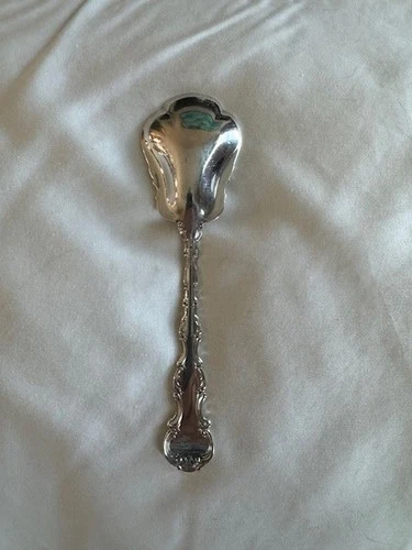 Gorham Sterling Silver Sugar Shell Spoon 6" Strasbourg