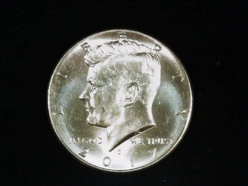 2017-D Kennedy Half Dollar AU++ (1). Free Shipping!