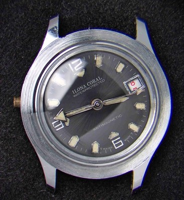 Ilona Coral Diver Herren Handaufzug Vintage Swiss Uhr -- Ersatzteile/Reparaturen