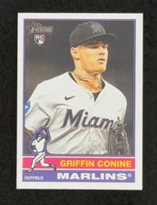 2025 Topps Heritage Rookies #111 - Griffin Conine RC - Miami Marlins