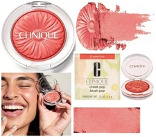 CLINIQUE CHEEK POP PEARL BLUSH HIGHLIGHTER POWDER BLUSHER .12 OZ / 3.5 G NIB