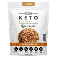 NuTrail Low Carb Keto Nut Granola, Cinnamon Pecan 22 Ounce