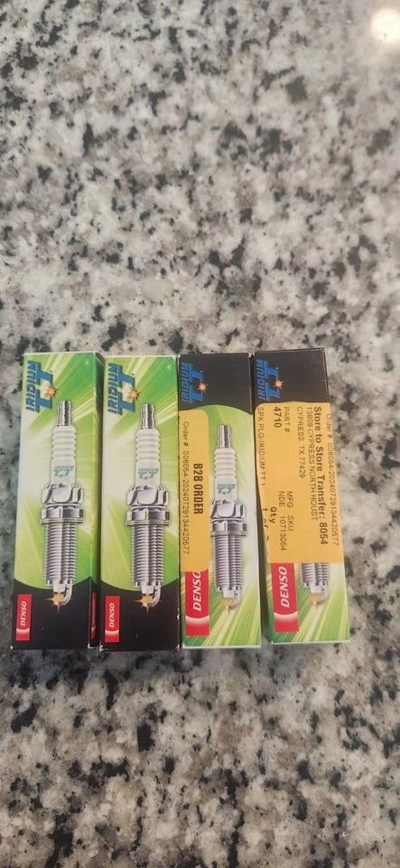 Set of 4 Denso Iridium Spark Plugs IXEH20ETT 4710 Guaranteed Authentic. - Image 3 of 3