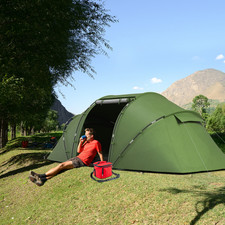 Image of Camping Tent Dome Family Travel Group Hiking Room Fishing 4-6 Persons