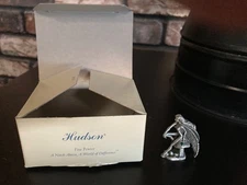 Hudson Pewter Fairy Angel Pixie Nymph Mushroom Toadstool Diorama Mini Figurine