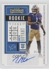 2020 Panini Contenders Rookie Ticket Stub 15/86 Hunter Bryant #235 Auto 0z9e