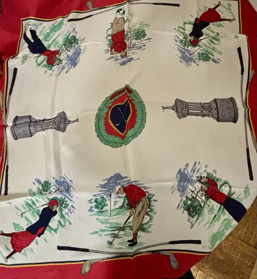 Golf seda coleccionable de colección que representa a hombres y mujeres golfistas Foto 4 de 4