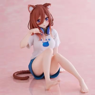 12cm Nakano Nino Miku Quintessential Quintuplets Anime PVC Figure Model