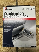 SKILCRAFT Pkg of TEN (10) Kensington Combination Laptop Security Lock 6 ft Cable