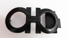 Salvatore Ferragamo Men's Black Gancini Belt Buckle For 1.36" Wide Belts 