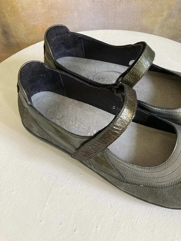 Zapatos cómodos Mary Jane NAOT para mujer talla 41 10 Kirei GRIS gamuza cuero Foto 2 de 4