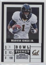 2017 Panini Contenders Draft Picks Bowl Ticket 51/99 Marvin Jones Jr #72 e5r