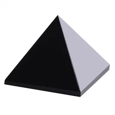 Obsidian Pyramid Natural Black Obsidian Healing Black Crystal Pyramid Decor