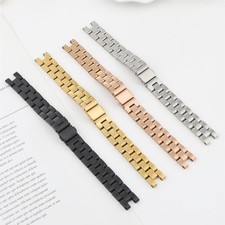 For Garmin Lily Quality 3beads Stainless Steel Strap Folding Buckles Womens Band