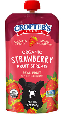 Crofter's Squeeze-able Organic Fruit Spread Strawberry