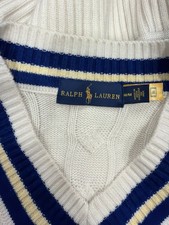 Polo Ralph Lauren Sweater Blue And White Knit...