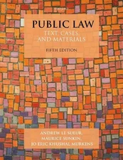 Jo Eric Khushal Murkens Andrew Le Sueur Mauri Public Law (Paperback) (UK IMPORT)