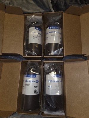 Anycubic Resin 2x  ABS Black And 2x HD Clear