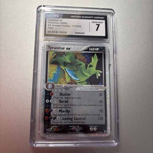Tyranitar ex graded CGC 7 for sale on eBay