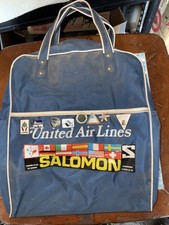Original Vintage UNITED Airlines Promotional Carry On Tote Bag (A10)