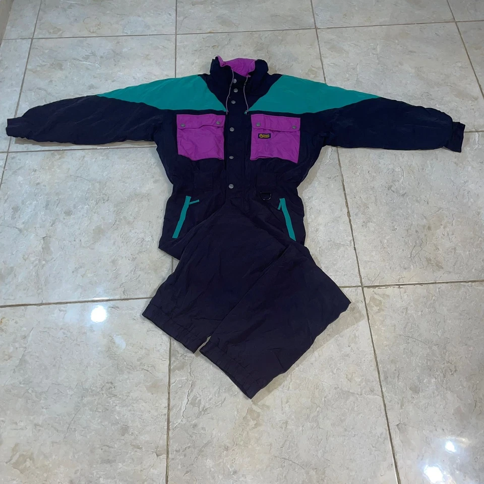 VINTAGE CIESSE PIUMINI SKI SUIT MEN RETRO SIZE 50 - Image 3 of 4