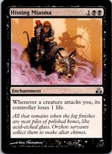 MTG Magic The Gathering Hissing Miasma Guildpact Played See Scan A