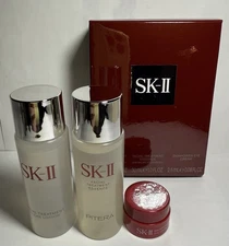 SK-II PITERA Kit  (3pc Set) Clear Lotion/ Facial Treatment/ Eye Cream, NWB 