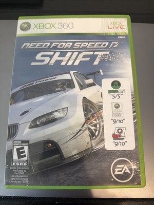 Need for Speed: Shift (Microsoft Xbox 360, 2009) No Manual
