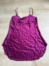Victorias Secret gold tag 90s vintage 100 silk purple slip tank dress size S