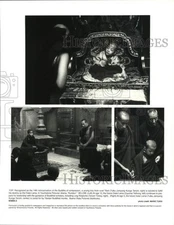 Press Photo The starring cast in scenes from "Kundun." - hcq37936