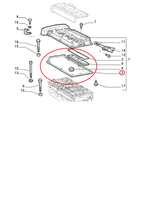 Dichtung Nachlass Abdeckung StößEl Fiat Coupe' - Marea Original 60586217