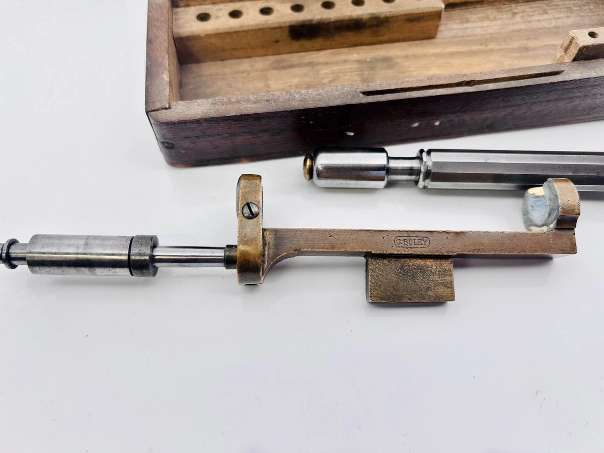 Watchmakers screw head polisher in box
