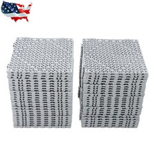 50 PCS PVC Garage Floor Tiles 12"X12" Square Interlocking Rubber Flooring Gray