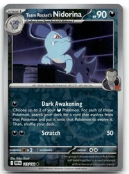 Team Rocket's Nidorina 115/182 Destined Rivals Reverse Holo