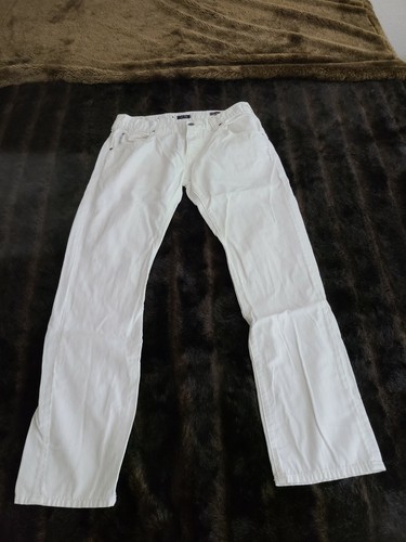 Armani Jeans J08 Slim Fit Button Fly White Mens 32 x 32 | eBay