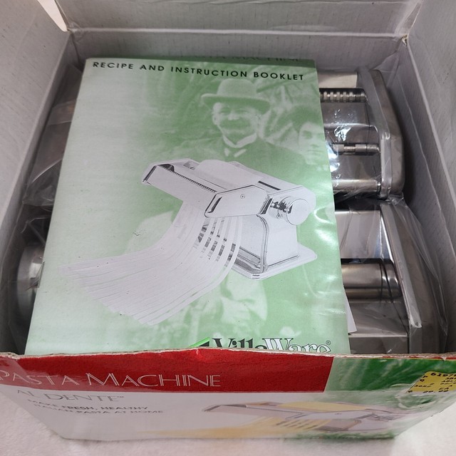 VillaWare V177 Al Dente Handcrank Pasta Maker Machine for sale online