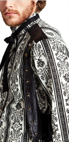 LIP SERVICE GOTHIC GOTH STEAMPUNK JACKET SHIRT VICTORIAN ROCKER COWBOY STEAM - Picture 7 of 12