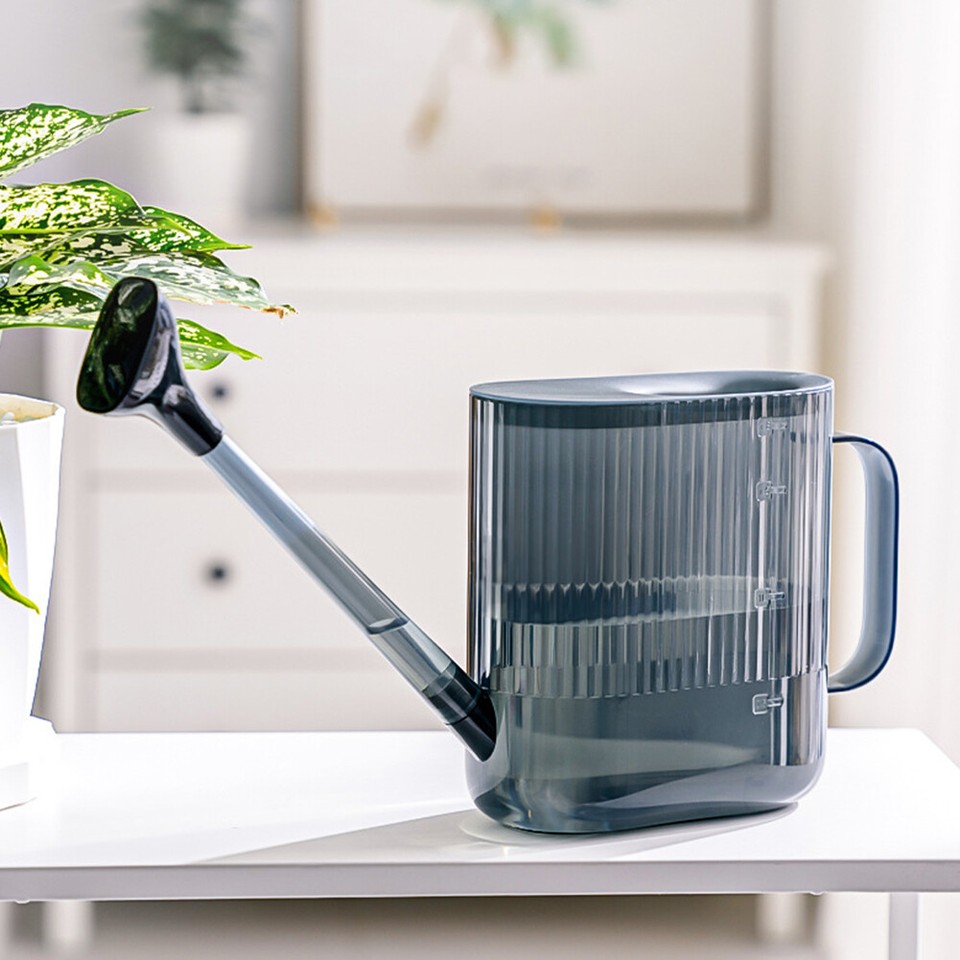  1800ML Garden Watering Can with Long Spout Plastic Watering Can Modern Water C eBay