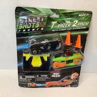 NIP Street Shots Racers T-Racer 2 Pack Black and Green 