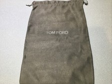 Tom Ford Drawstring lined Dustbag Grey Soft Microfiber Dust Cover Bag Gray 15x10