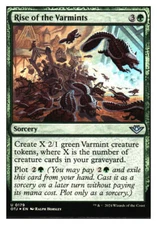 Rise of the Varmints (foil) Thunder Junction MTG - NM+ *Mythic Relics*