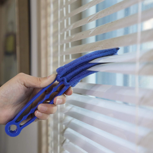 Window Blind Cleaner Duster Brush with 5 Microfiber Sleeves - Blind Cleaner Tool - Picture 6 of 12
