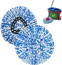 2 Pack Spin Mop Refills O-Cedar Rinse Clean Replacement Heads