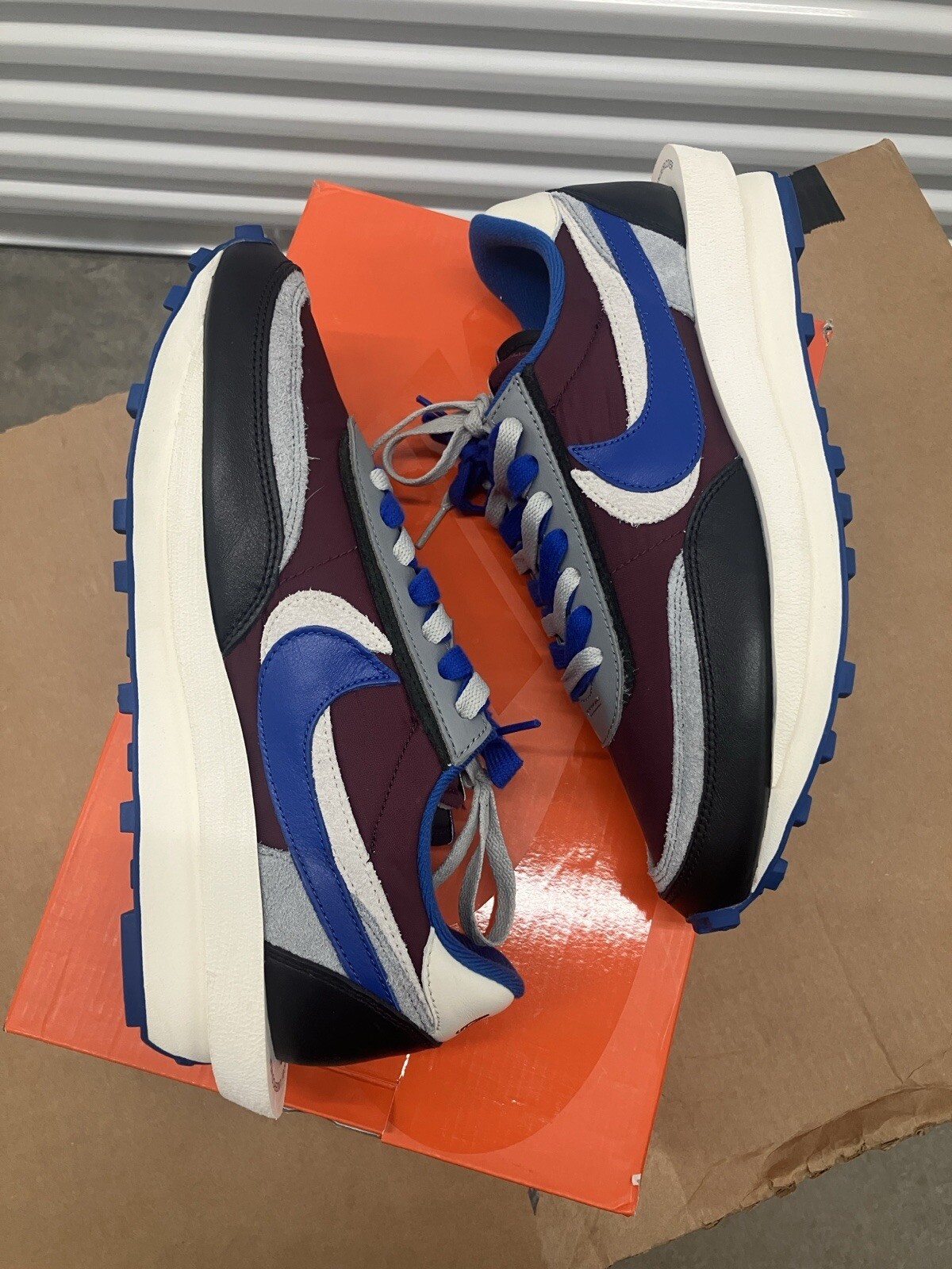 SACAI X NIKE SACAI x Sottocoperta x LDWaffle Night Maroon 10M